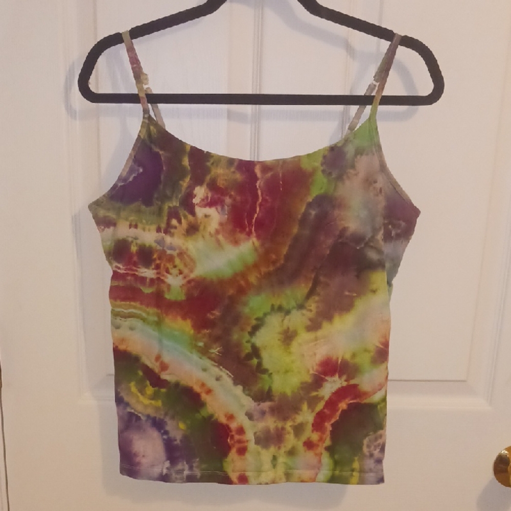 Multicolor Tie-Dye Women's Camisole Top